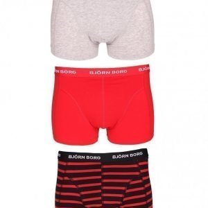 Björn Borg Short Shorts BB Stripe 3-Pack Bokserit Black