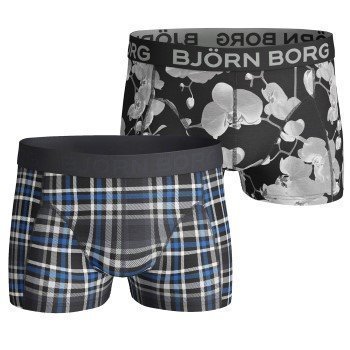 Björn Borg Short Shorts Check and Toxic Orchid 2 pakkaus