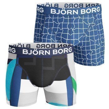 Björn Borg Shorts Colour Block and Pool Check 2 pakkaus