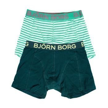 Björn Borg Summer Stripe Shorts Bright Green 2 pakkaus
