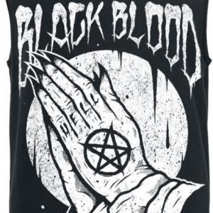 Black Blood Praying Hands Tank Toppi