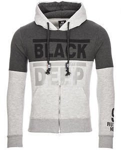 Black Deep Hoodie Grey