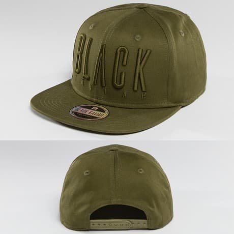 Black Kaviar Snapback Lippis Khakiruskea