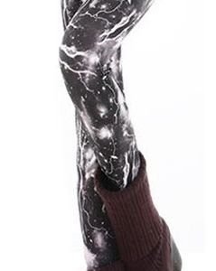 Black Lightning Leggings Tights