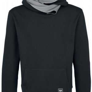 Black Premium By Emp Basic Shawl Collar Hoodie Huppari