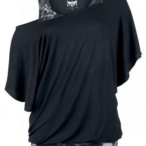 Black Premium By Emp Bat Double Layer Naisten T-paita