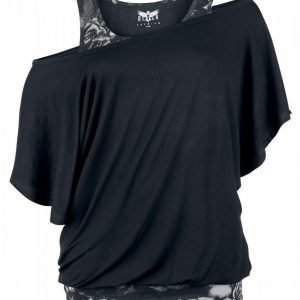 Black Premium By Emp Bat Double Layer Naisten T-paita