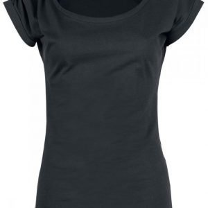 Black Premium By Emp Button Sleeve Naisten T-paita