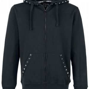 Black Premium By Emp Dark Studded Hoodie Vetoketjuhuppari