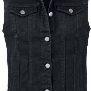 Black Premium By Emp Denim Vest Naisten Liivi