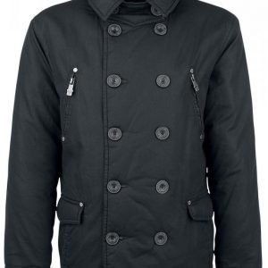 Black Premium By Emp Double Breasted Jacket Talvitakki