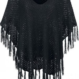 Black Premium By Emp Knitted Poncho