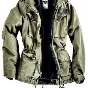 Black Premium By Emp Ladies Army Field Jacket Naisten Talvitakki