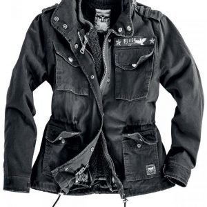 Black Premium By Emp Ladies Army Field Jacket Naisten Talvitakki