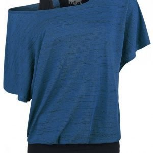 Black Premium By Emp Ladies Slubyarn Double Layer Naisten T-paita