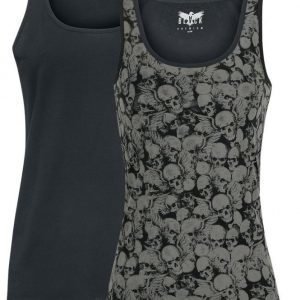 Black Premium By Emp Ladies Top 2 Kpl Setti Naisten Tank Toppi