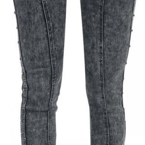 Black Premium By Emp Megan Acid Wash Skinny Fit Naisten Housut Naisten Farkut