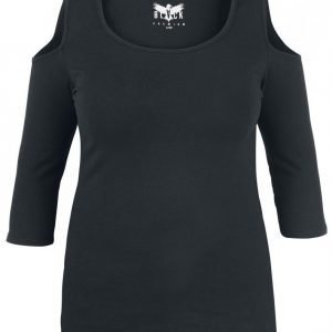 Black Premium By Emp Open Shoulder Longsleeve Naisten Pitkähihainen Paita