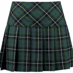 Black Premium By Emp Pleated Checked Skirt Lyhyt Hame