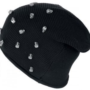 Black Premium By Emp Skull Beanie Pipo