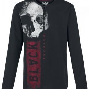 Black Premium By Emp Skull Logo Longsleeve Pitkähihainen Paita