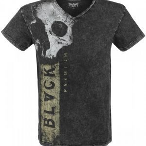 Black Premium By Emp Skull Logo V Neck T-paita