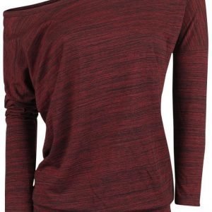 Black Premium By Emp Slub Yarn Ladies Tee Naisten Pitkähihainen Paita