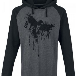 Black Premium By Emp Splattered Eagle Hoodie Huppari