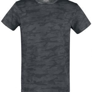 Black Premium By Emp Sprayed Camo Roundneck T-paita