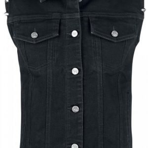 Black Premium By Emp Studded Vest Naisten Liivi