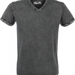 Black Premium By Emp Vintage V Neck T-paita