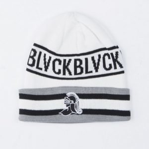 Black Scale Black Beanie