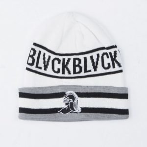 Black Scale Black Beanie