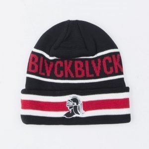 Black Scale Black Beanie