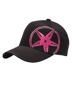 Black/Pink Star Cap