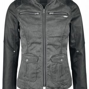 Brandit Cotton Pu Biker Jacket Naisten Keinonahkatakki