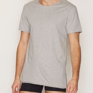 Bread & Boxers Crew Neck Relaxed T-shirt Loungewear Harmaa