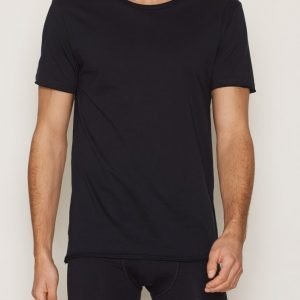 Bread & Boxers Crew Neck Relaxed T-shirt Loungewear Navy