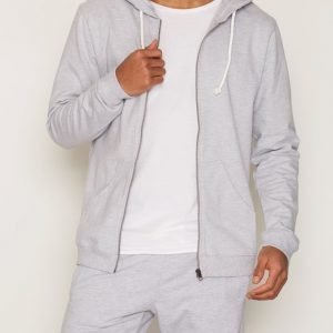 Bread & Boxers Hoodie Loungewear Grey Melange