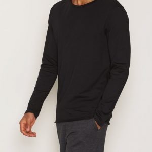 Bread & Boxers Long-Sleeve relaxed Loungewear Black