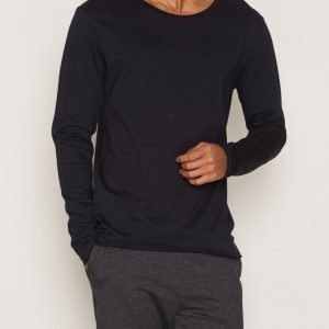 Bread & Boxers Long-Sleeve relaxed Loungewear Dark Navy