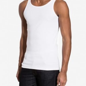 Bread & Boxers Ribbed Tank Top Loungewear Valkoinen