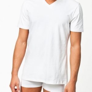 Bread & Boxers V Neck T-shirt Loungewear Valkoinen