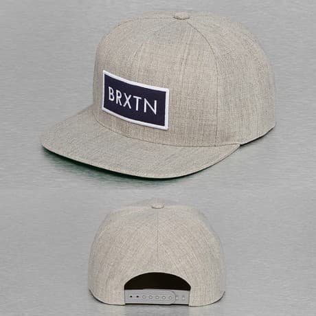 Brixton Snapback Lippis Harmaa