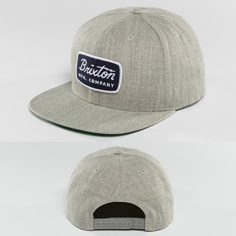 Brixton Snapback Lippis Harmaa