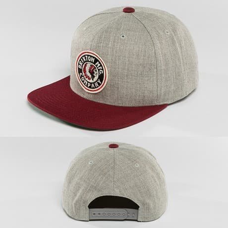 Brixton Snapback Lippis Harmaa