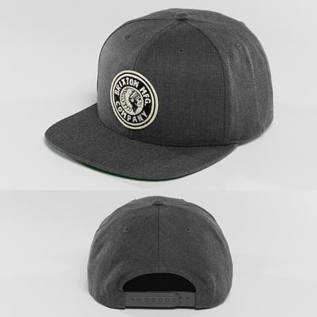 Brixton Snapback Lippis Harmaa