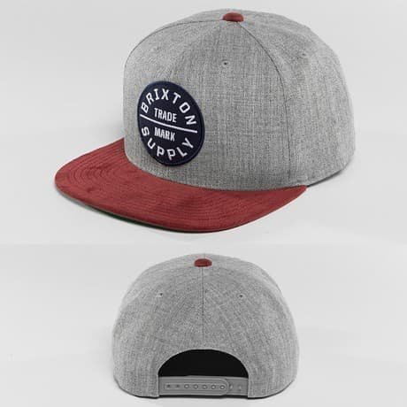 Brixton Snapback Lippis Harmaa