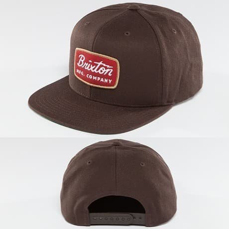 Brixton Snapback Lippis Ruskea