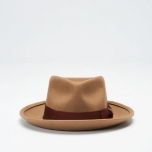 Brixton Swindle Fedora Dark Tan